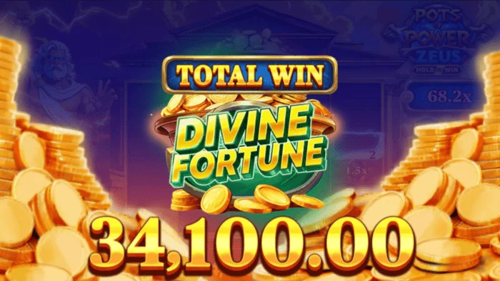 Pots of Power: Zeus - ชัยชนะสุดท้ายจากผลลัพธ์ของโบนัส